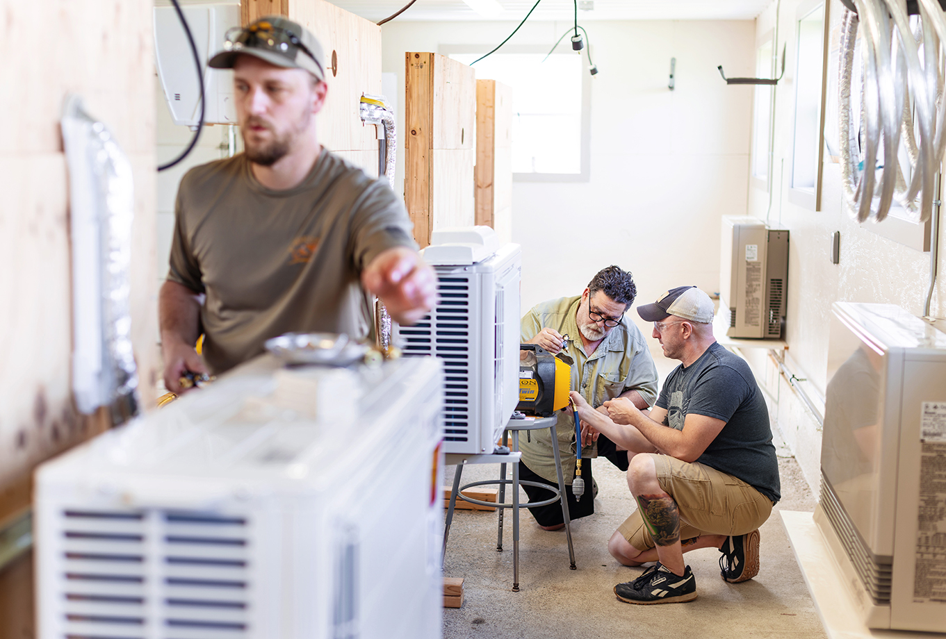 KVCC workforce training heat pumps