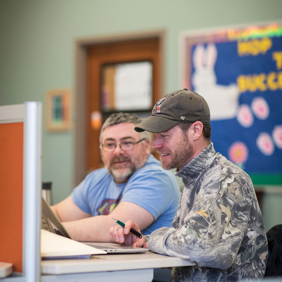 EMCC student with tutor