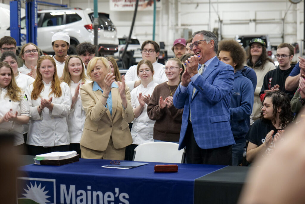 Gov Mills Celebrates Free College with EMCC Students scaled