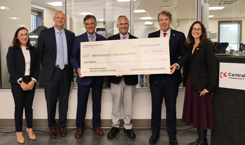 SBA grant check presentation