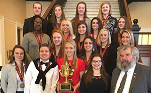 CMCC's women's basketball team